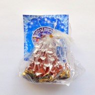 Н.Г. свеча шишка на листочках 6см